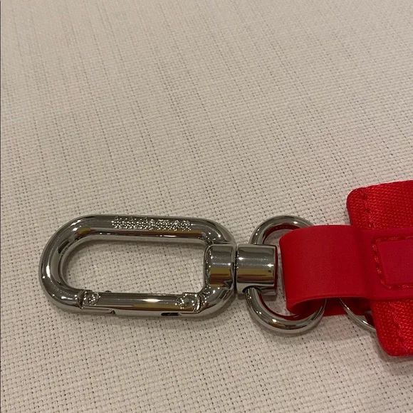 Red Lululemon Never Lost Keychain - Picture 2 of 3
